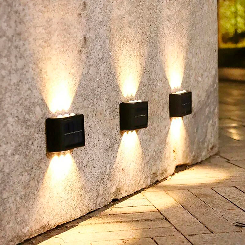 Luminária Solares LED Impermeáveis para Parede Externa