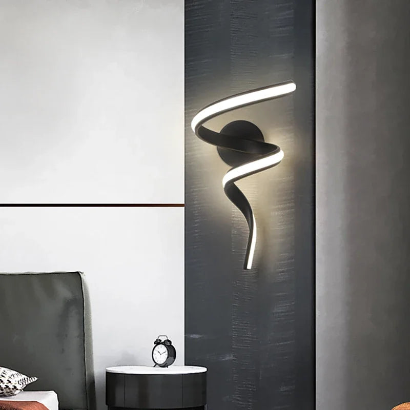 Moderno e minimalista conduziu a lâmpada de parede casa decoração interior arandela para sala estar quarto cabeceira backgroud luminárias interiores