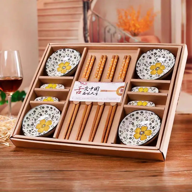 Clássico Chinês Talheres Set, Presente De Casamento, Talheres, Sushi Dish, Louça, Pauzinhos, Chopstick Rack, Dragão, Prato