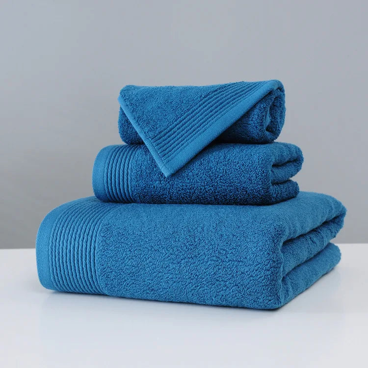 Super Absorvente Egípcio Algodão Conjunto De Toalha De Banho, Toalha De Rosto De Luxo, Secagem Rápida, Super Macio Pano De Esporte, 72x150, 3Pcs