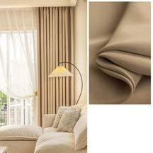 Isolamento térmico Janela Drape Grande Área Sala Quarto Cortinas Blackout Grosso cortinas High Shading 90%