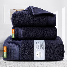 Super Absorvente Egípcio Algodão Conjunto De Toalha De Banho, Toalha De Rosto De Luxo, Secagem Rápida, Super Macio Pano De Esporte, 72x150, 3Pcs