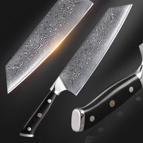 TurWho-faca de chef estilo japonês, 67 camadas, aço damasco, cutelo para carne e carne bovina, facas de cozinha profissionais, 8, 5 polegadas
